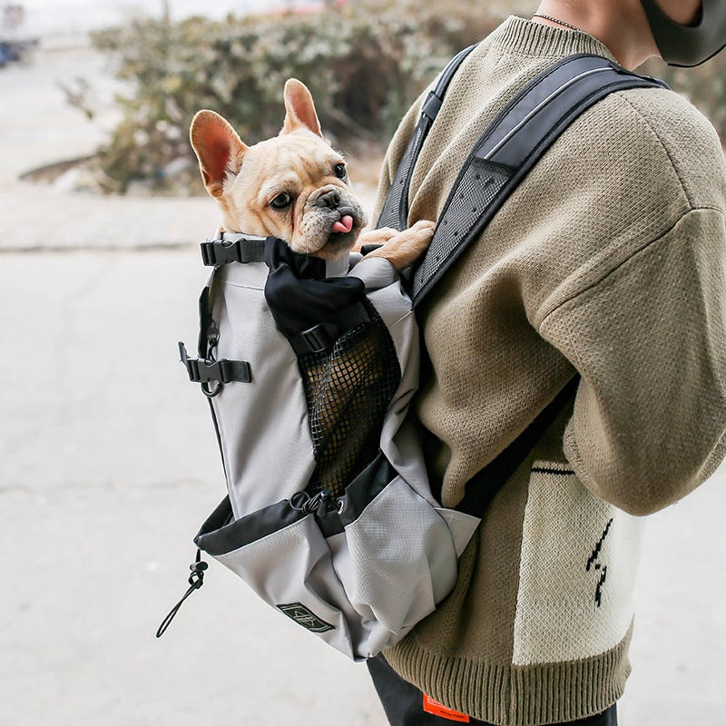Portable Double-Shoulder Pet Carrier Backpack