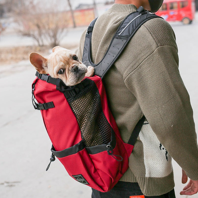 Portable Double-Shoulder Pet Carrier Backpack