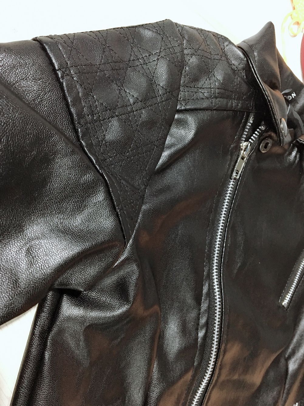 Kids PU Leather Motorcycle Jacket