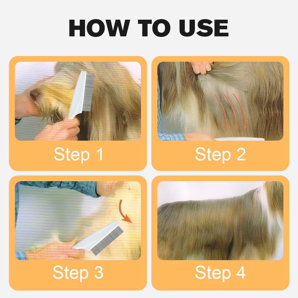 How to use the fine-tooth comb, step by step