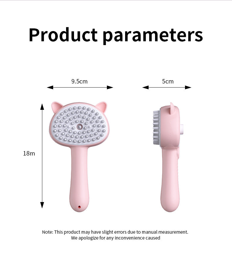 Mist grooming brush size dimensions